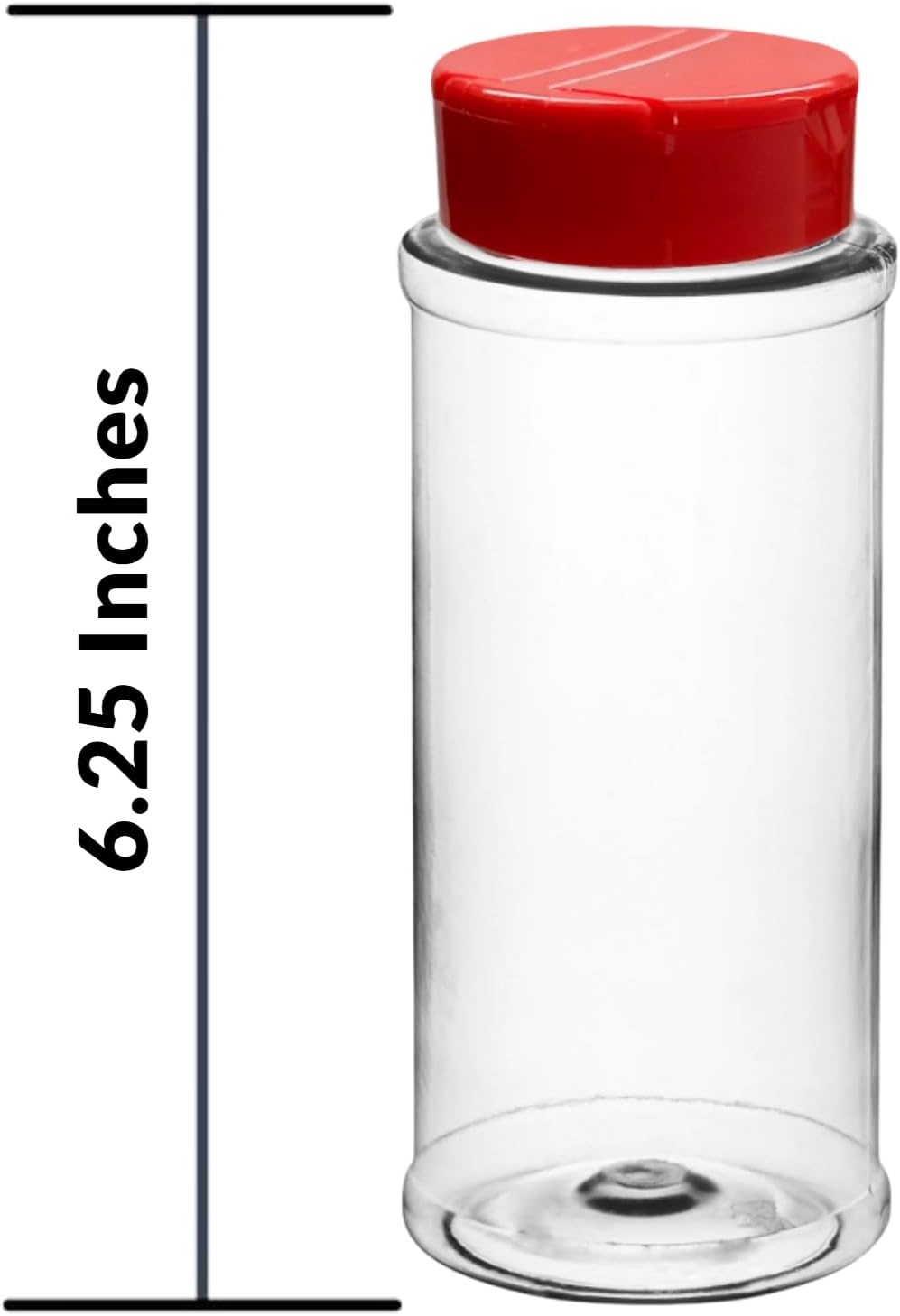 Skyway Supreme 12 OZ Plastic Spice Bottles Seasoning Containers Jars - Flap Cap Pour and Sifter Spice Shaker - Refillable Perfect For BBQ Rub Herbs - BPA Free - Set of 3 - Large Durable