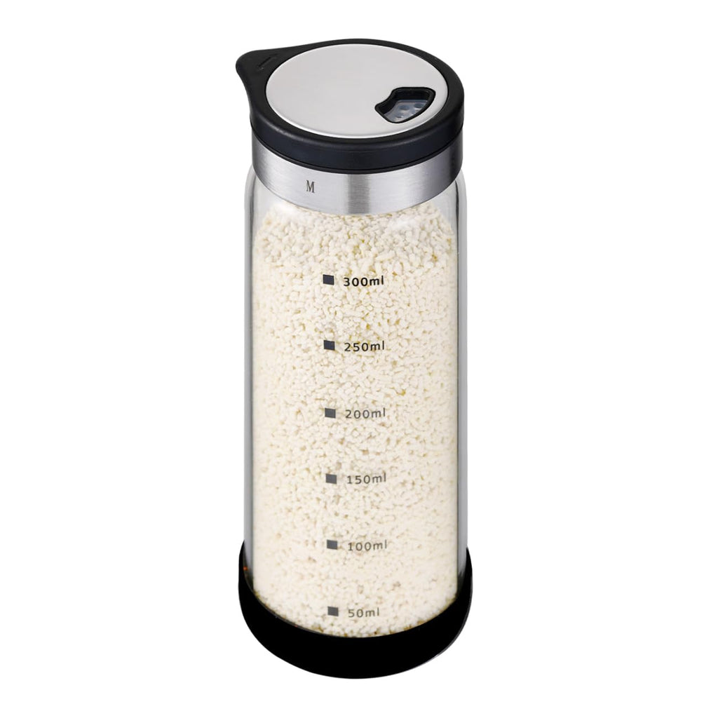 16 oz Salt & Pepper Shaker, 4 Settings, S/M/Pour/OFF, Adjustable Rotary Lid