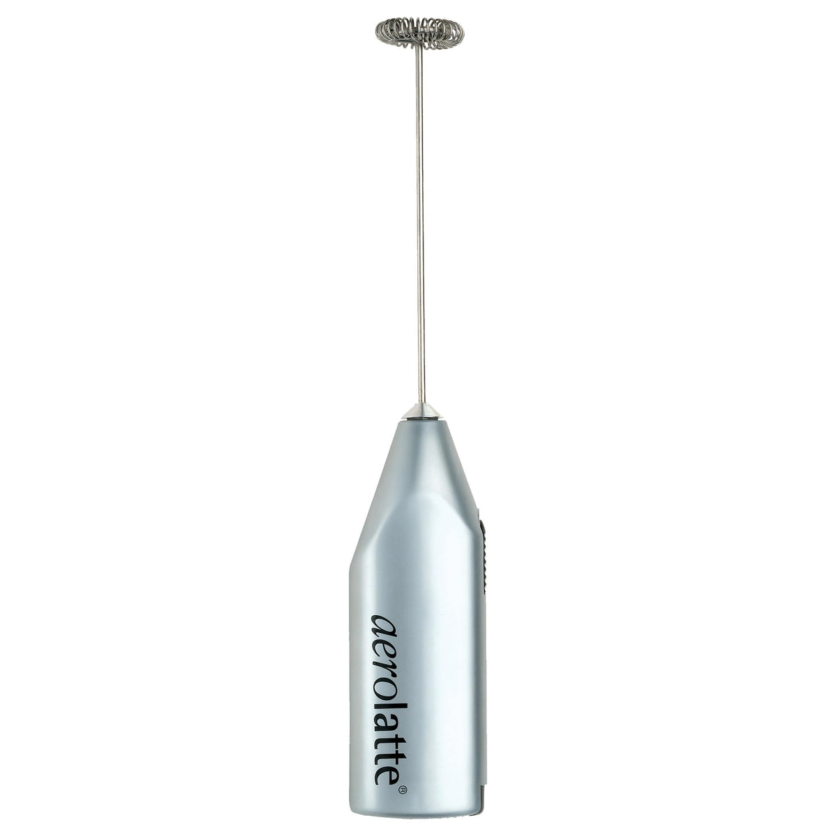 Aerolatte Steam-Free Milk Frother, Satin Finish, 18/8 Stainless Steel Whisk, BPA-Free Plastic Housing, Batteries Included