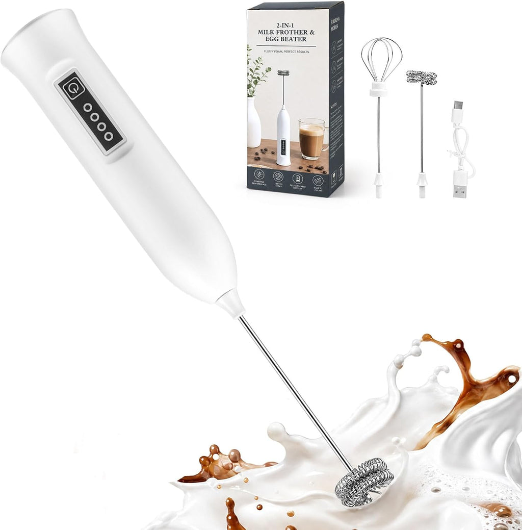 3-Speed Handheld Milk Frother with Premium Gift Box, Frother Wand