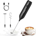 Bonsenkitchen Rechargeable Milk Frother Handheld, Charging USB-C