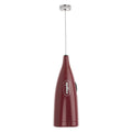 Zyliss Handheld Electric Milk Frother Wand - Versatile Drink Mixer - Frother for Coffee, Cappuccinos, Lattes or Shakes for Perfect Foam, Hot or Cold - Red