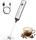 Rechargeable Milk Frother Handheld, 3 Speeds for Coffee, Latte