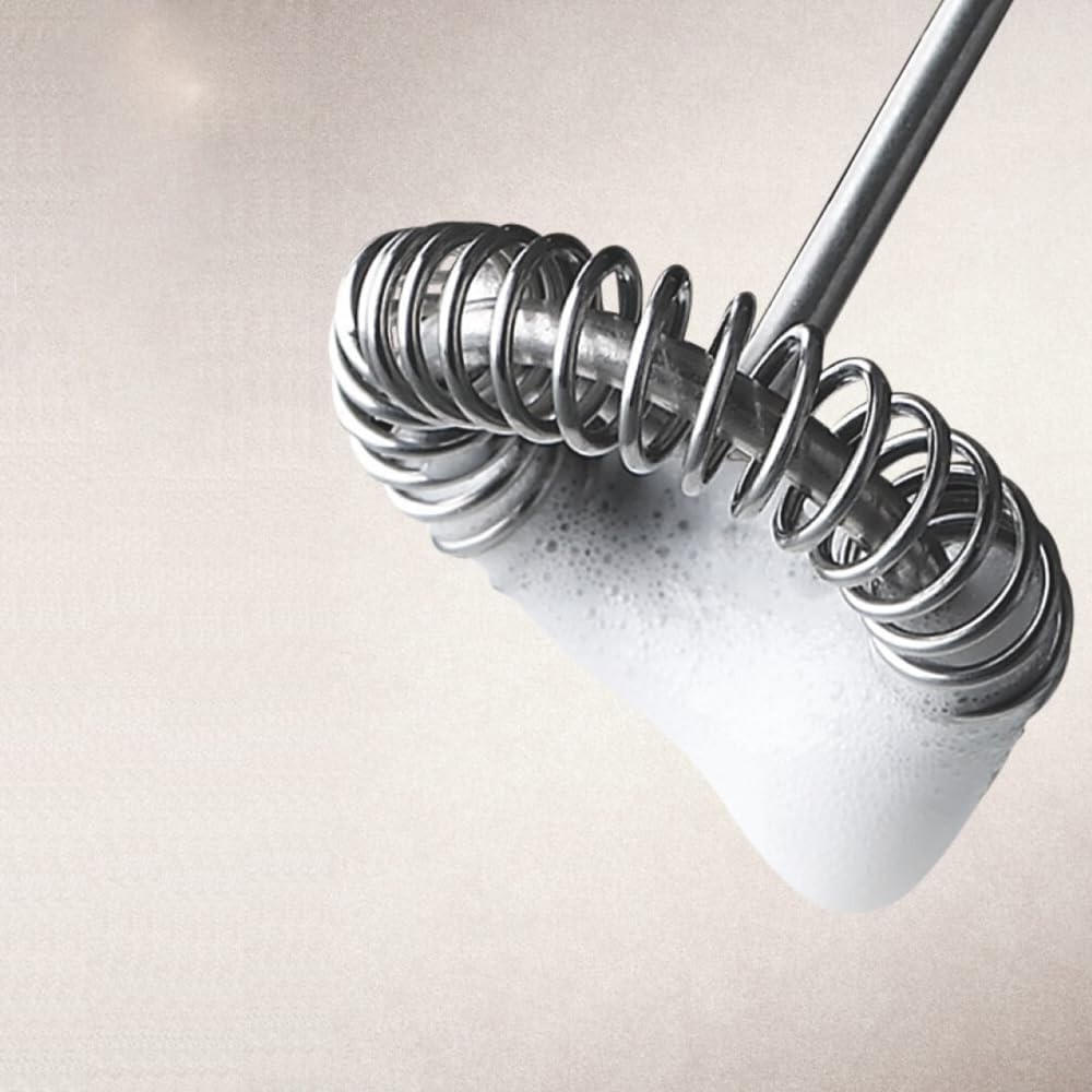 Aerolatte Milk Frother with Counter Stand, The Original Steam-Free Frother, Black