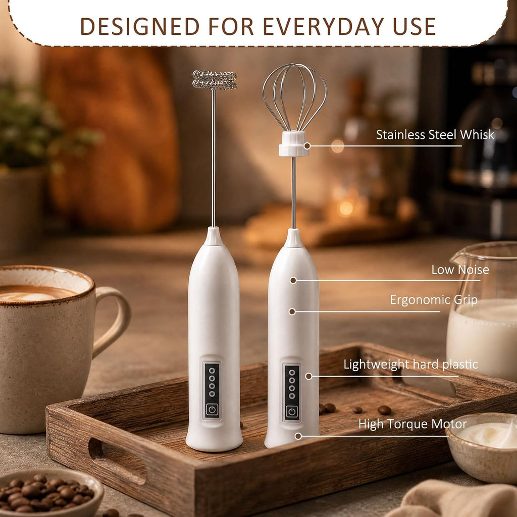 3-Speed Handheld Milk Frother with Premium Gift Box, Frother Wand