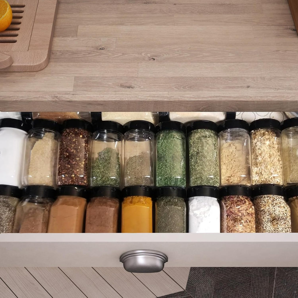 28 Pack 16 Oz Large Spice Jars Seasoning Containers Bottles with Label