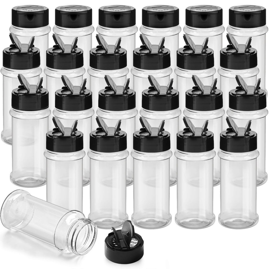 TUZAZO 14 Pcs 3 Oz Spice Jars Plastic Seasoning Containers