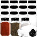 Dicunoy 16 Pack 17 OZ Plastic Spice Containers, Large Seasoning Jars with Shaker Lids, Reusable Empty Storage Bottle for Kitchen Storing Spice, Powders
