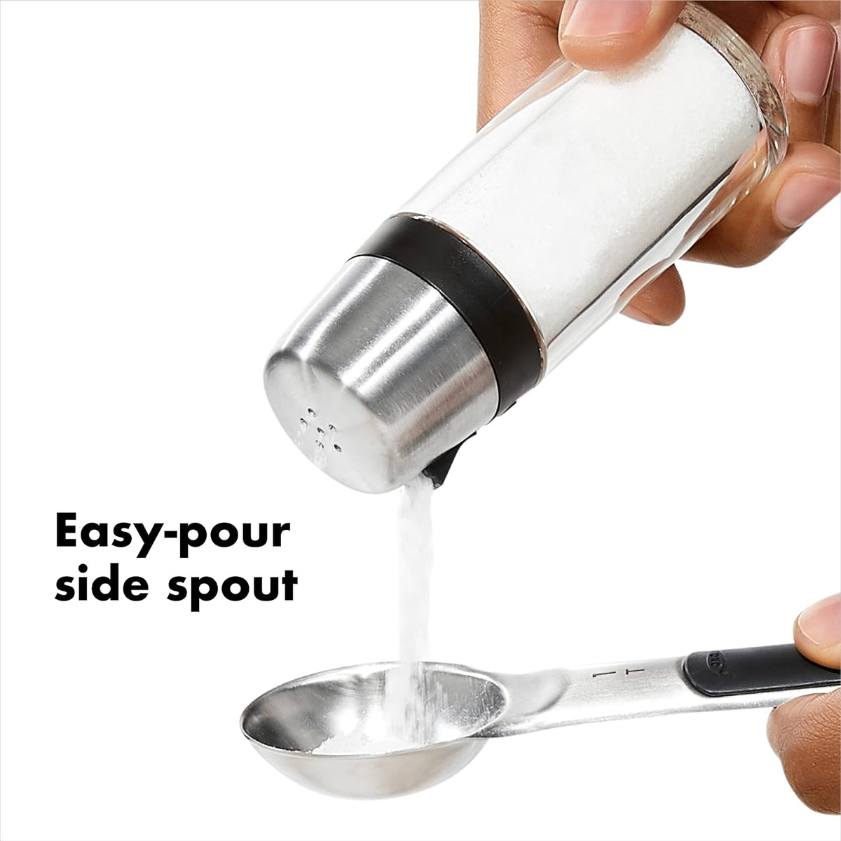 OXO Good Grips Salt & Pepper Shaker Set, Easy to Refill with Twist-Off Lid