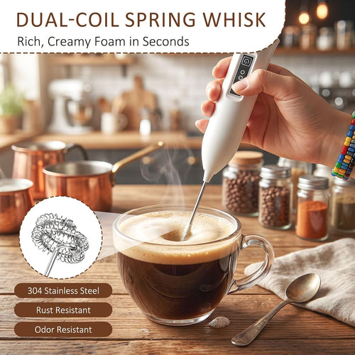3-Speed Handheld Milk Frother with Premium Gift Box, Frother Wand